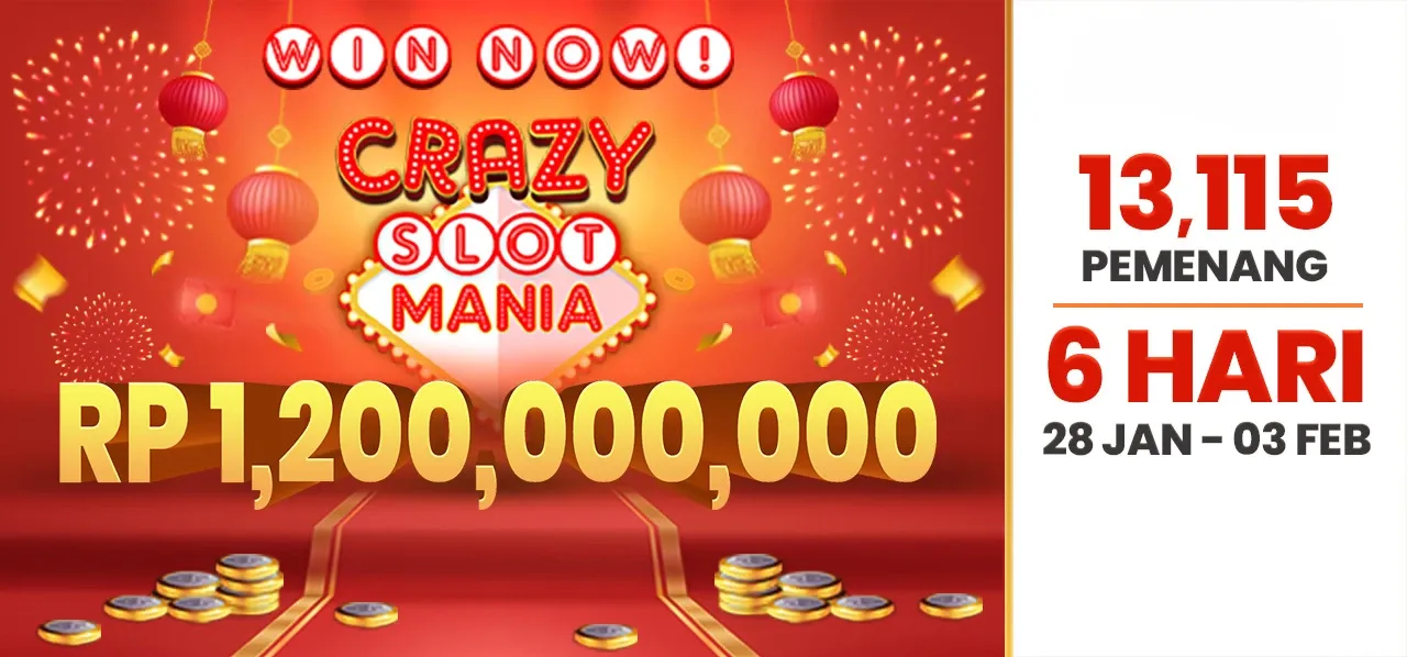 Crazy Slot Mania Januari 2022