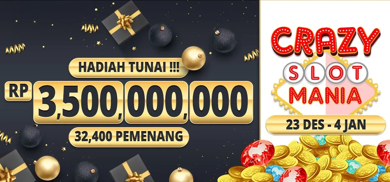 Crazy Slot Mania Xmas Desember 2022