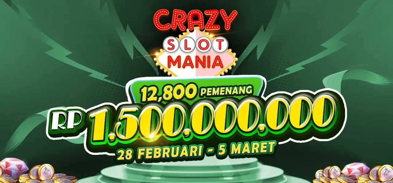 Crazy Slot Mania Februari 2023
