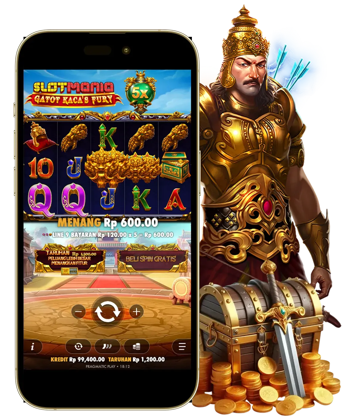 Slot Mania Gatot Kaca's Fury
